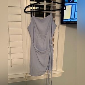 Forever 21 Light Blue Mini wrap dress